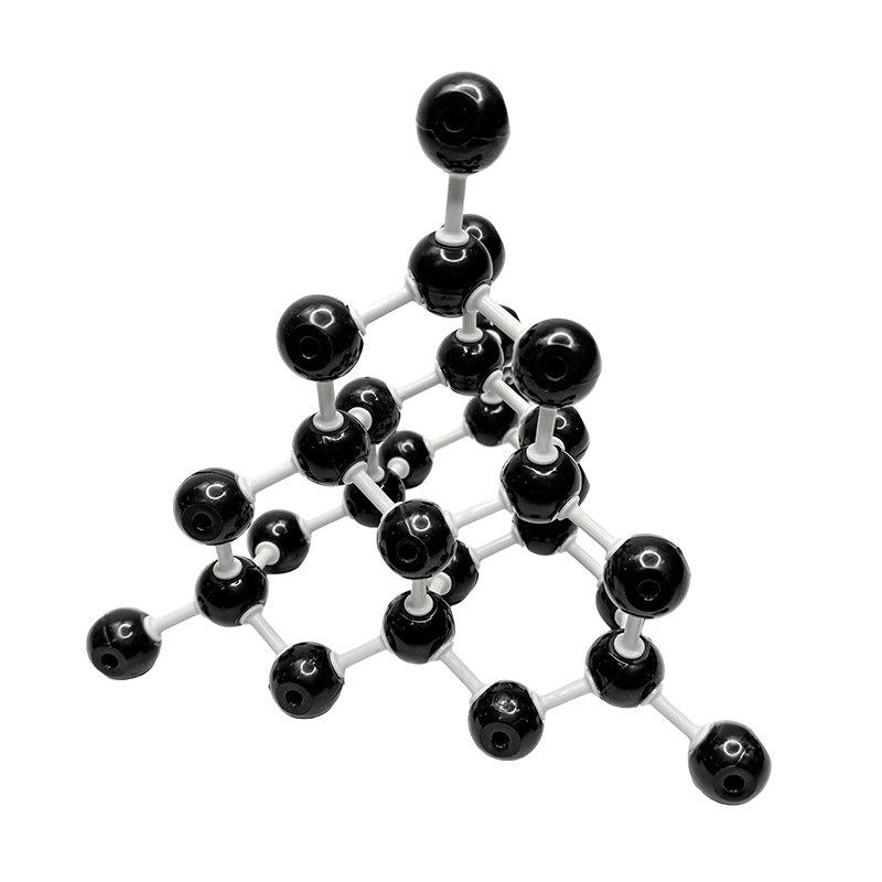 Kovalent krystal model diamant molekylær struktur model