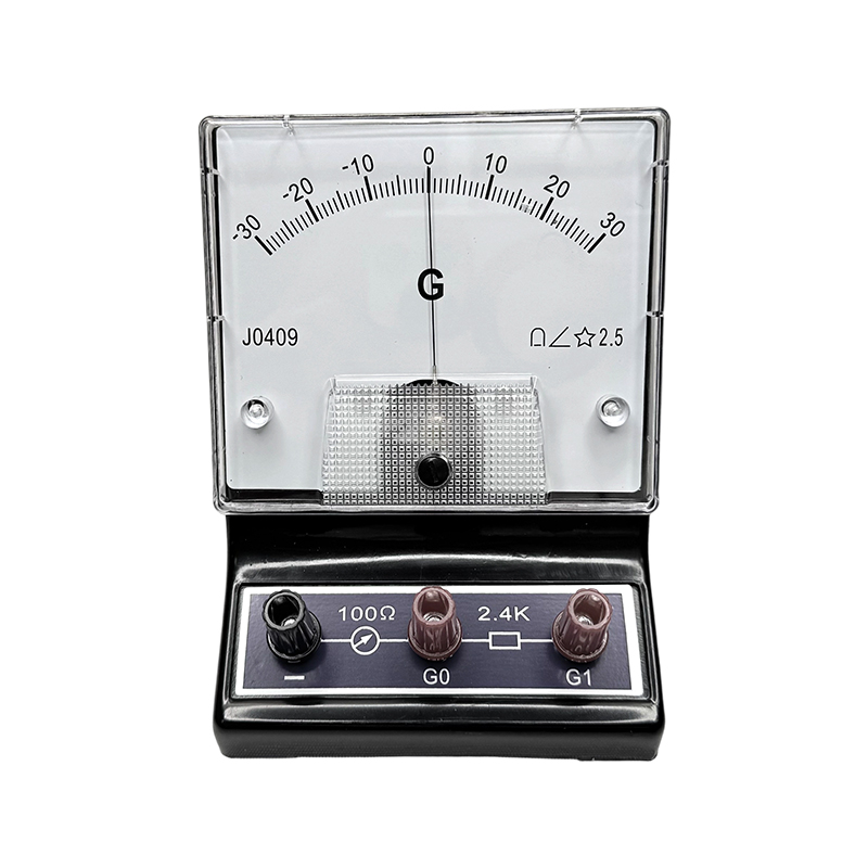 Undervisningsinstrumenter fysisk elektrisk kredsløb eksperimentudstyr -30~30uA følsomt amperemeter (følsomt galvanometer)