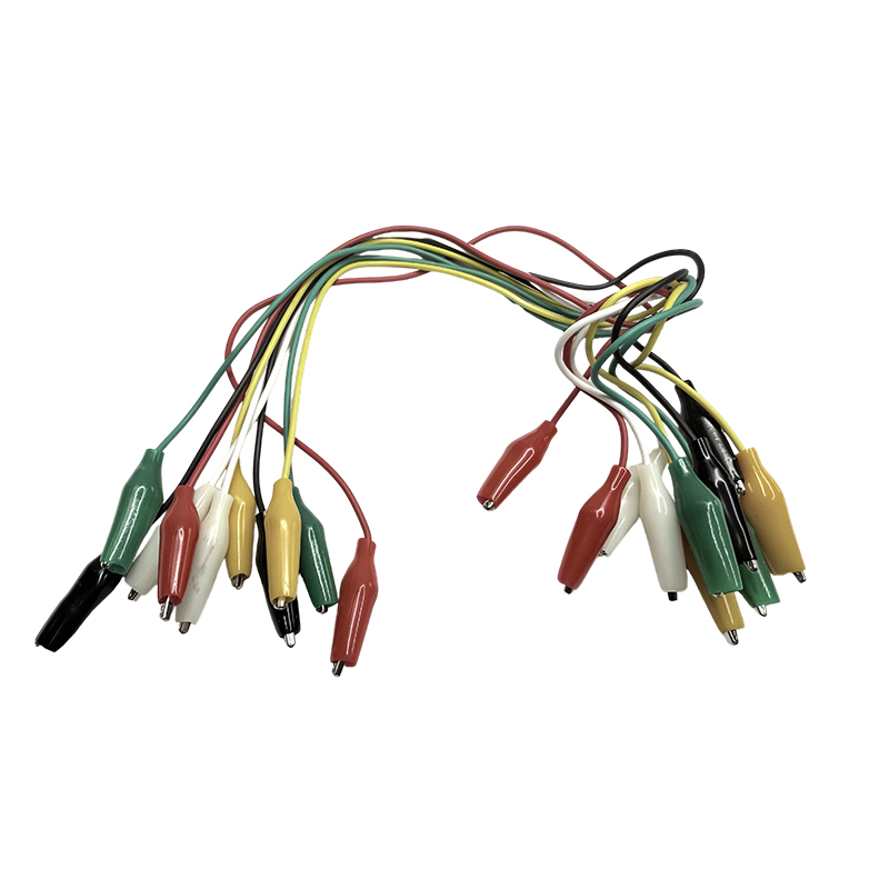 Undervisningsudstyr test forbindelsesledning til laboratorie elektrisk krokodille clip wire