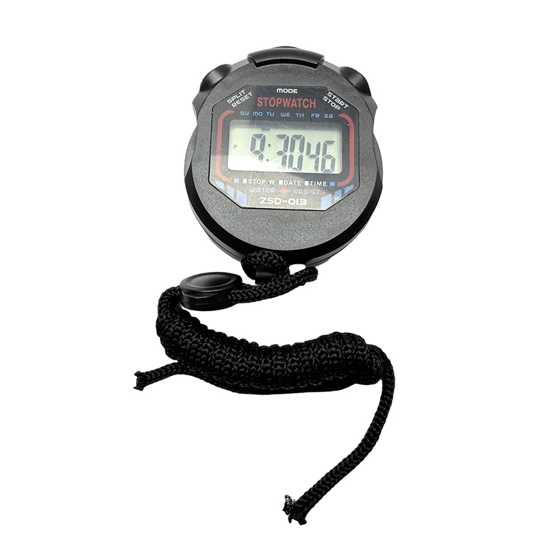 Sports stopur timer multifunktionel elektronisk stopur stopur elektronisk timer / fysik / laboratorieinstrumenter