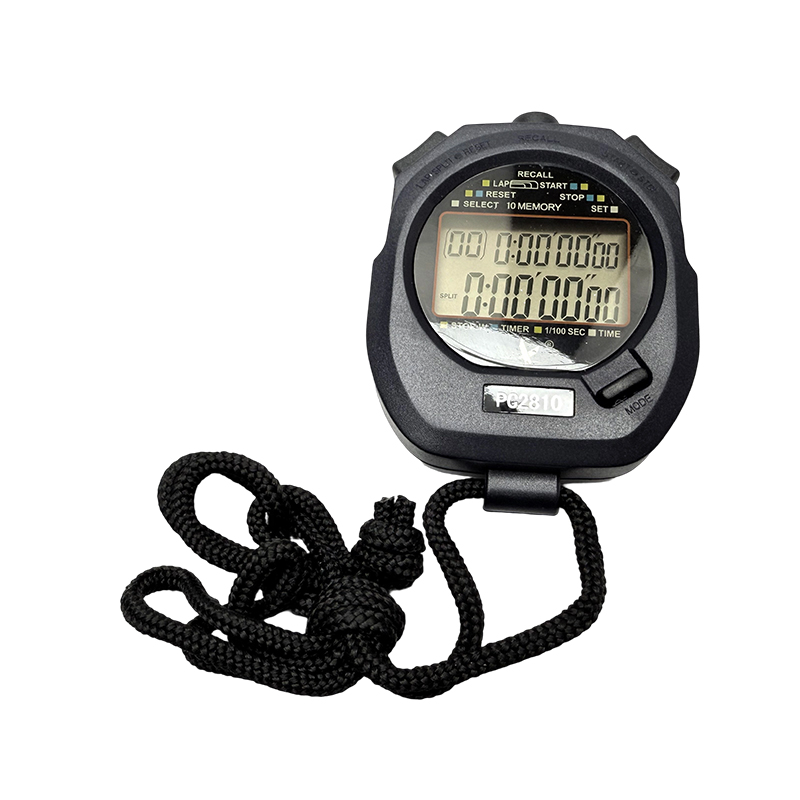 Dobbelt række 10-segment stopur 0.01S stopur timer / fysik / laboratorieinstrumenter