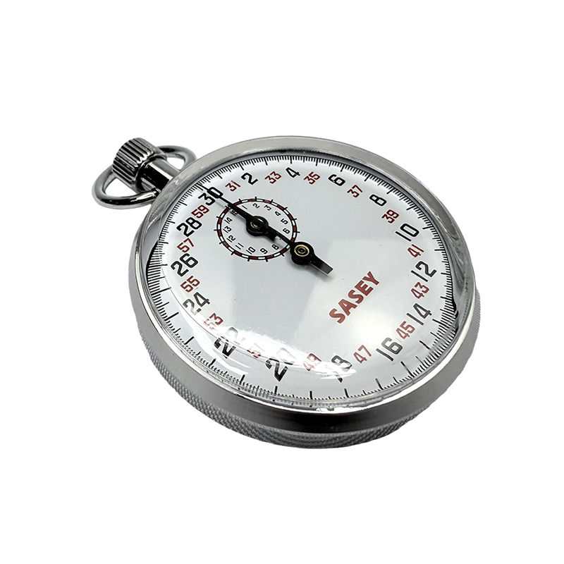 Mekanisk stopur metal stopur timer med pausefunktion 0.1S / fysik / laboratorieinstrumenter