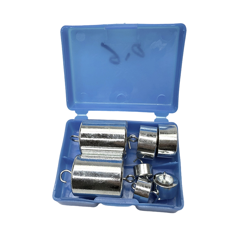 Pædagogisk hooked vægtsæt （200g*2、50g*2、20g*2、10g*1）/skolefysik laboratorieinstrument videnskabeligt eksperiment og undervisningssæt