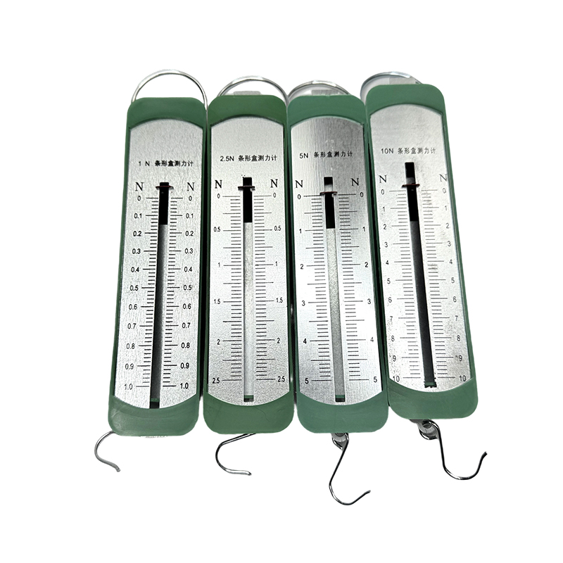 Skolefysik lab instrument videnskabeligt eksperiment og undervisningssæt Strip box dynamometer 1N/2,5N/5N/10N Fjederdynamometer