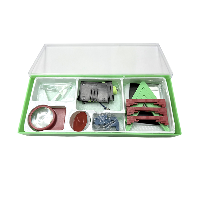 Geometrisk optik eksperiment kit /optiske eksperimenter kit laser prisme konveks linse pædagogisk fysisk videnskab