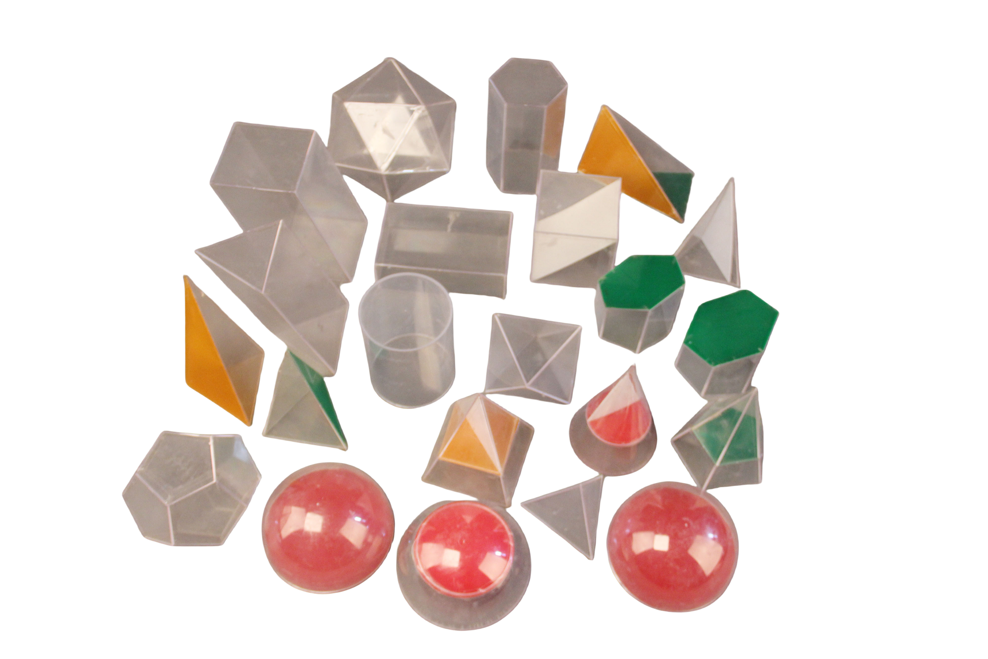 Pædagogisk plast geometrisk sæt